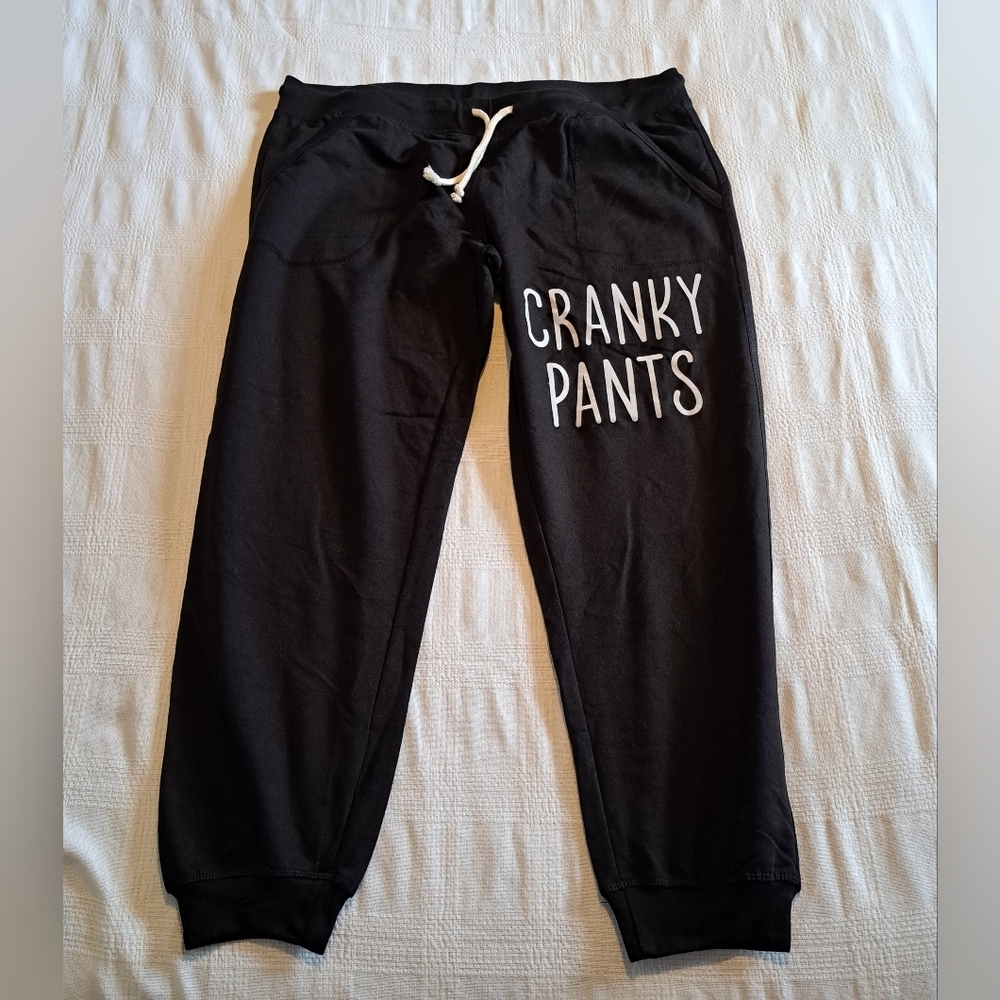 Instant Message women's size 2XL black jogging pants like new